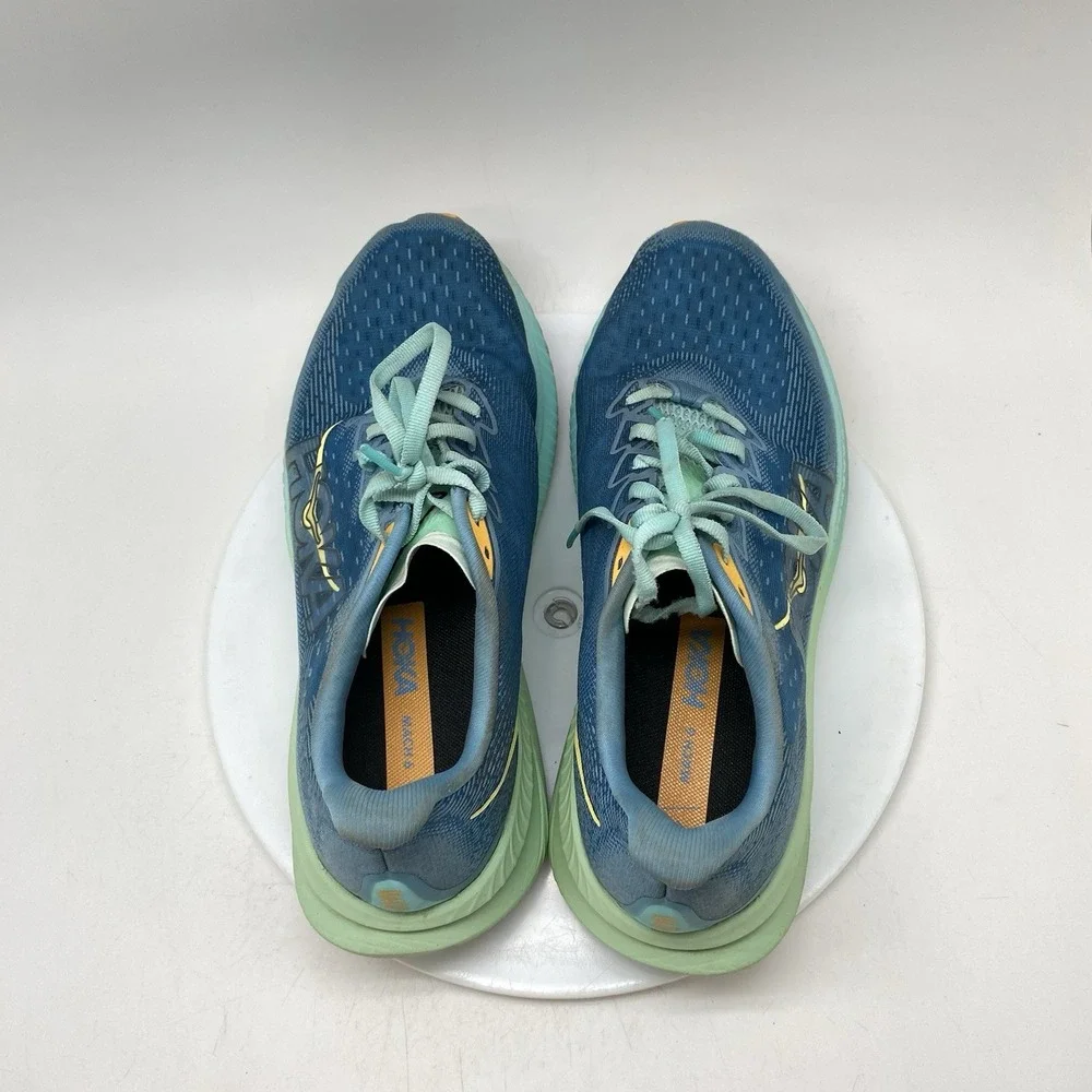 Hoka One One Sneakers Mens 9.5 D Mach 6 1147790 DDW Blue Running Gym Shoes